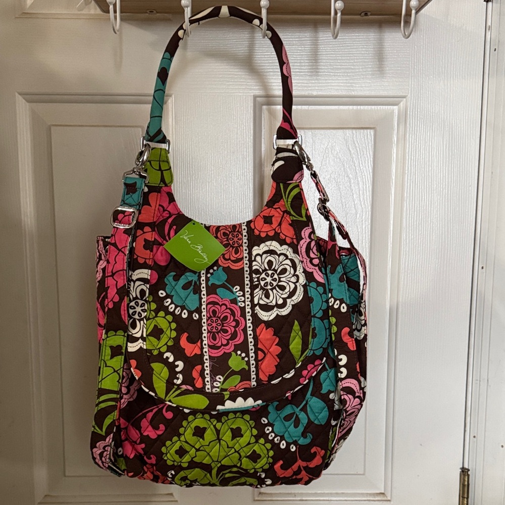 Vera Bradley 👀 NEW! Colorful Floral Women's convertible purse bag backpack